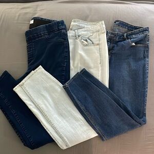 3 pairs Old Navy Size 14 Jeans